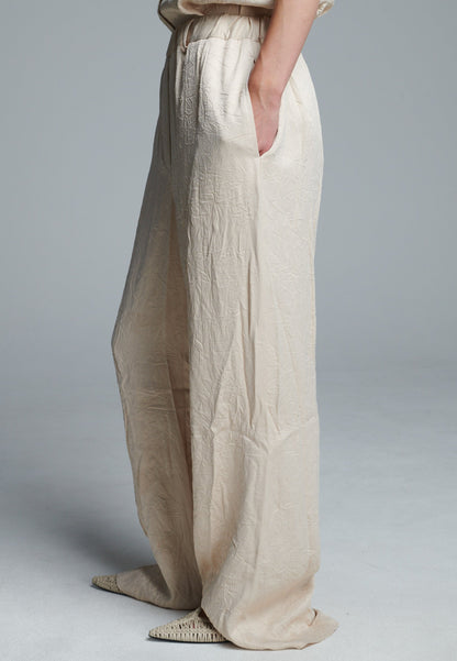 Cross Crushed Pants Butter