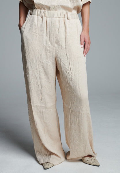 Cross Crushed Pants Butter