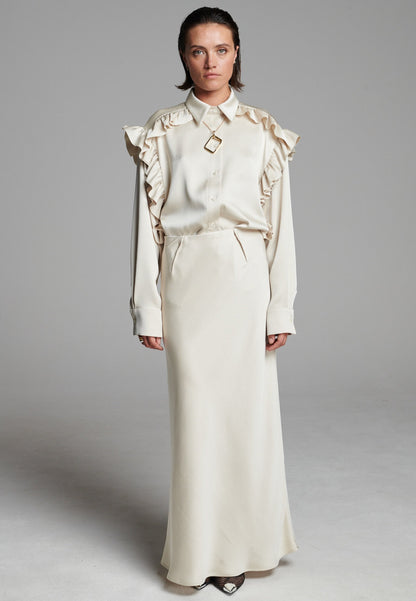 Base Flowy Skirt Butter