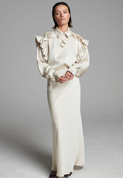 Base Flowy Skirt Butter