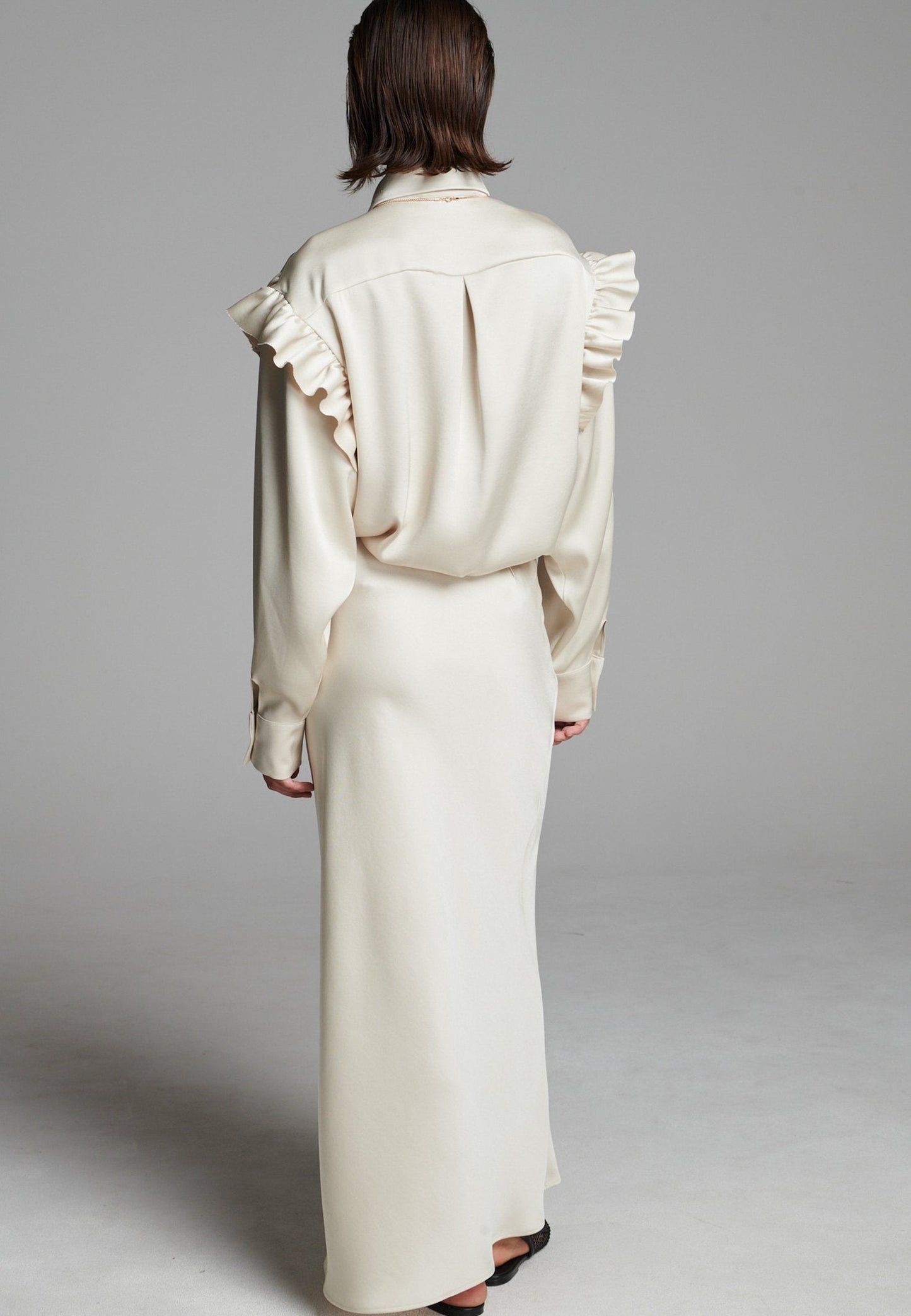 Base Flowy Skirt Butter
