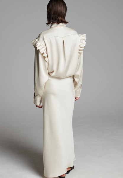 Base Flowy Skirt Butter
