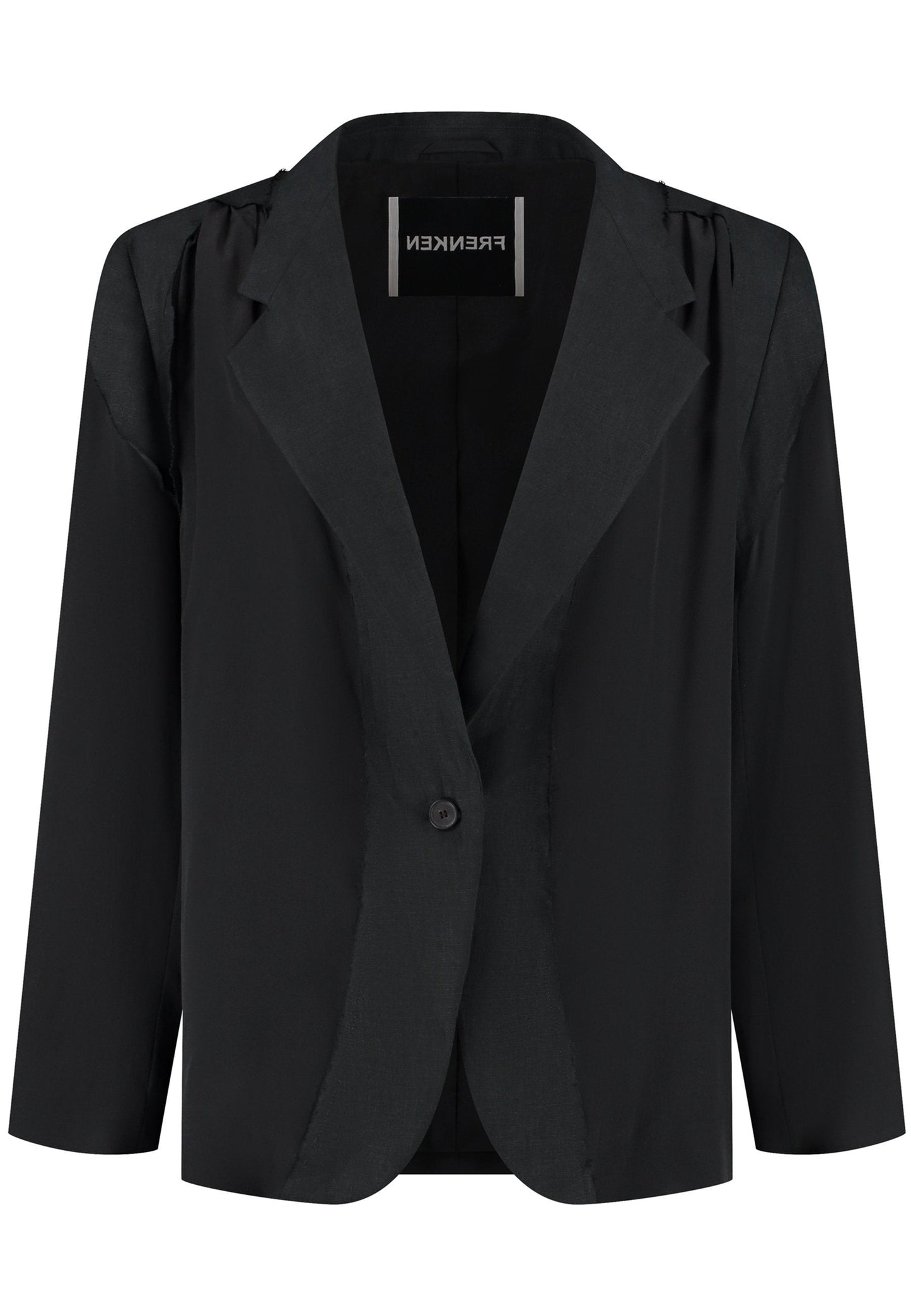 Cutted Blazer Black