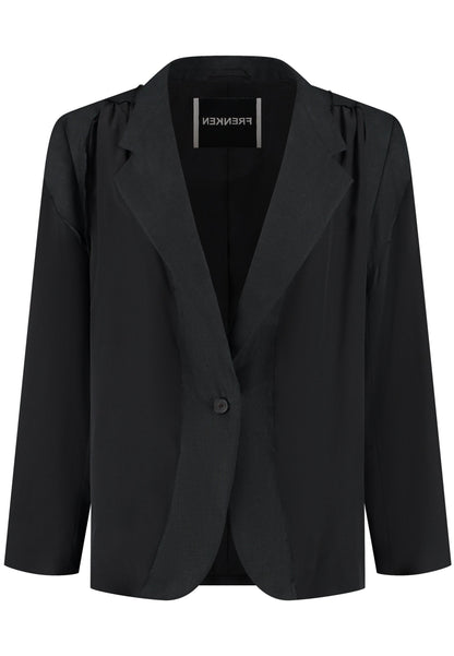 Cutted Blazer Black