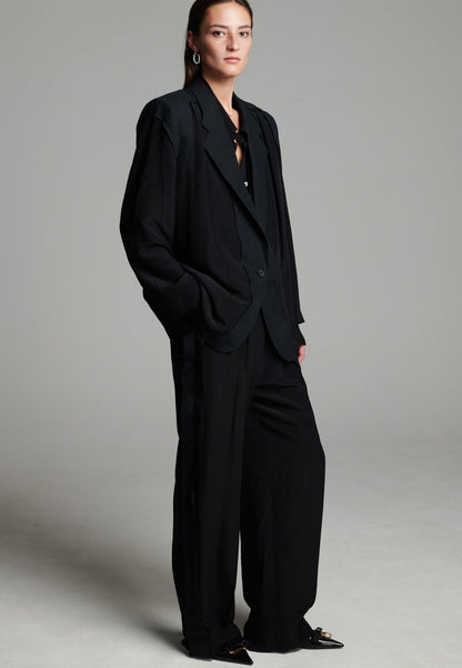 Cutted Blazer Black