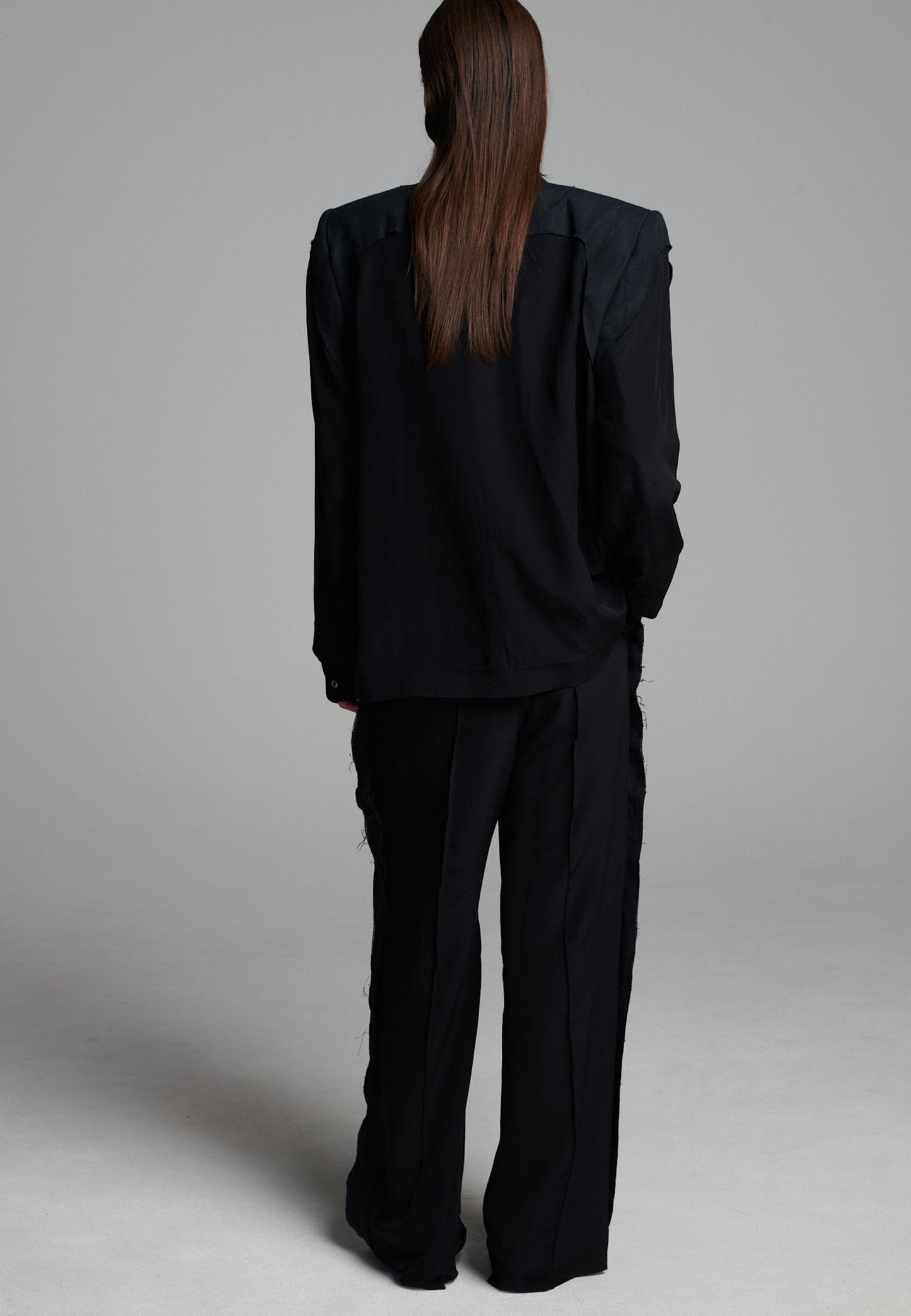 Cutted Blazer Black