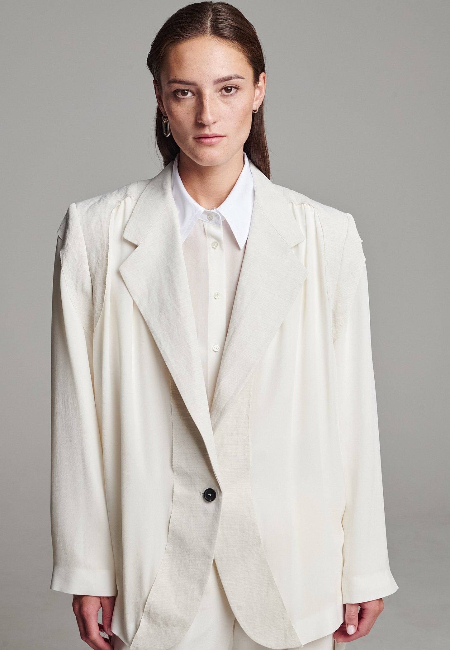 Cutted Blazer Ivory