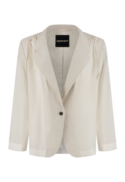Cutted Blazer Ivory