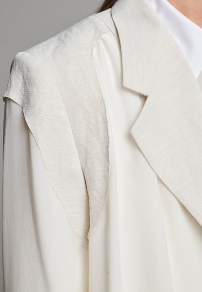 Cutted Blazer Ivory