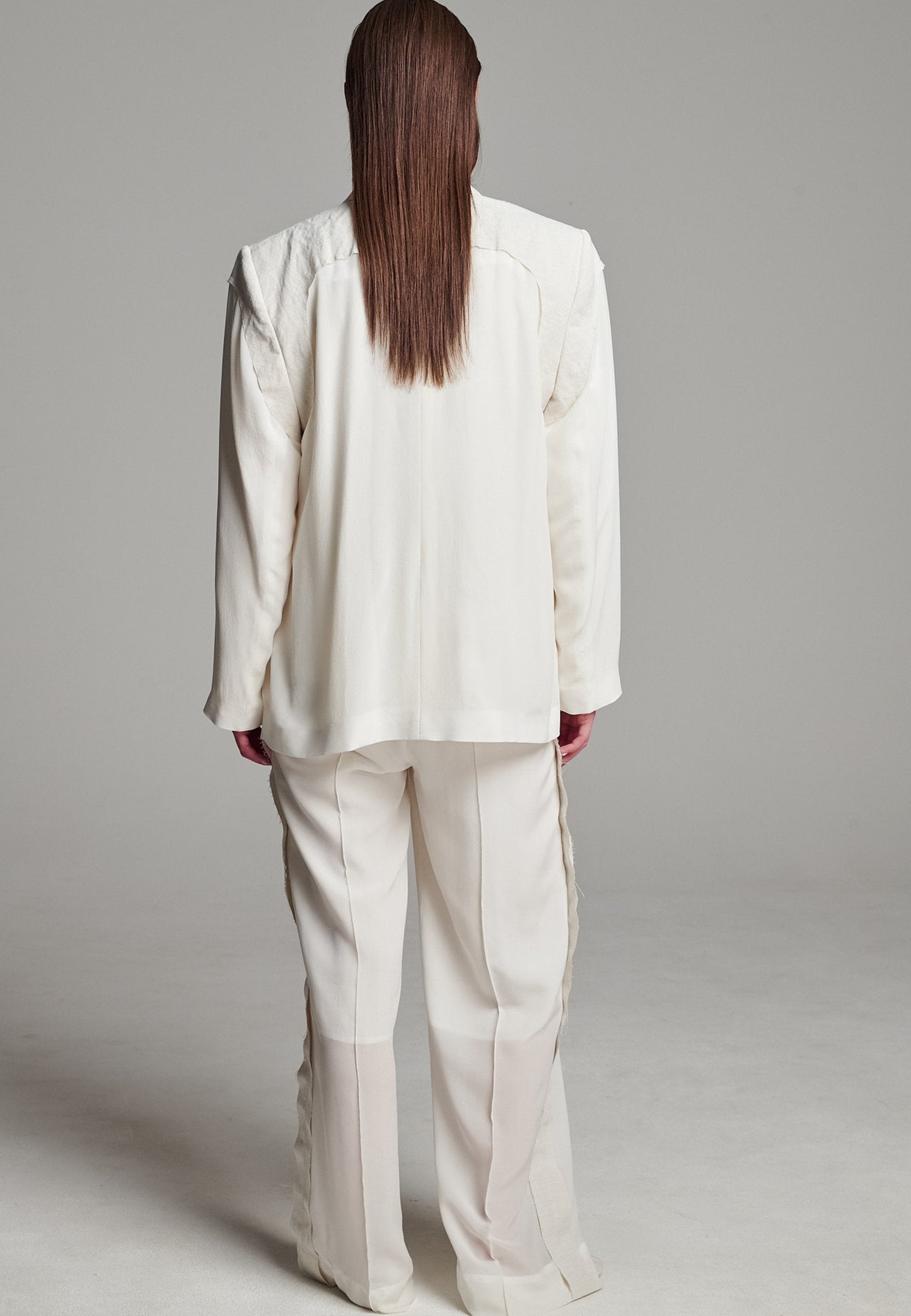 Cutted Blazer Ivory